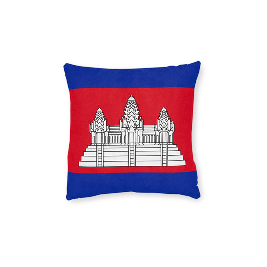 Angkor Heritage Square Throw Pillow