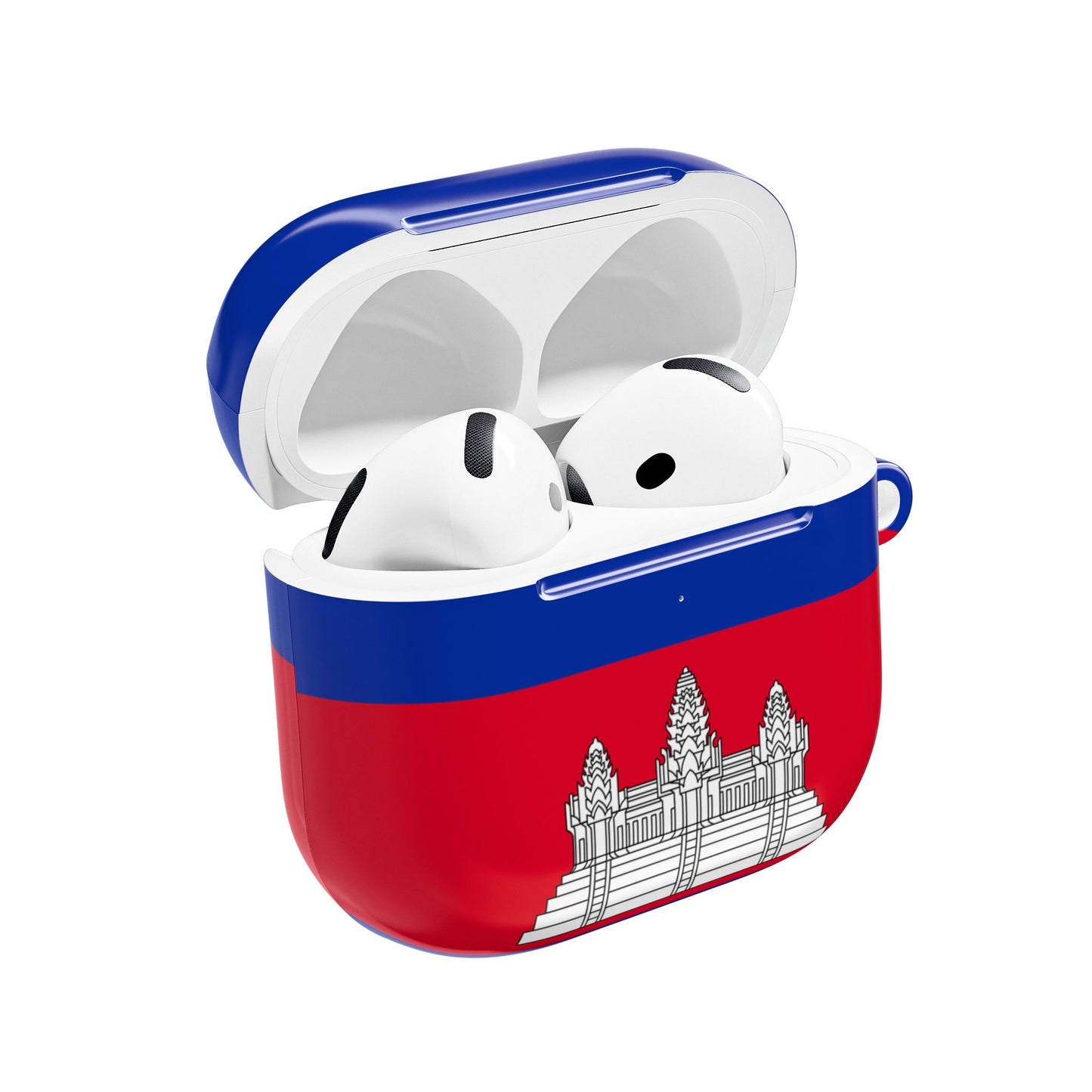 Cambodia Flag AirPod Case — Angkor Wat Protective Earbud Cover