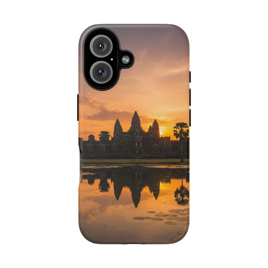 Angkor Wat Sunset Phone Case — Cambodia Travel Landscape Protective Case