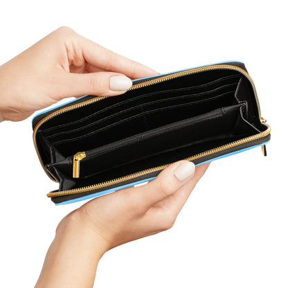 Angkor Wat Reflection Zipper Wallet — Cambodia Temple Travel Wallet