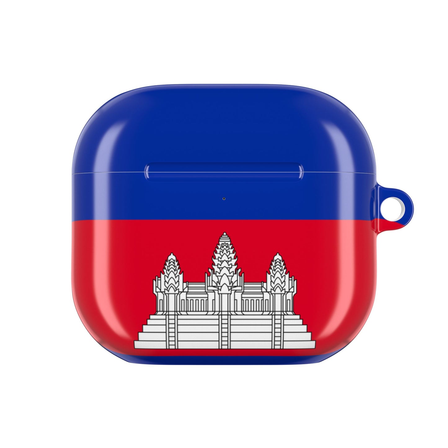 Cambodia Flag AirPod Case — Angkor Wat Protective Earbud Cover