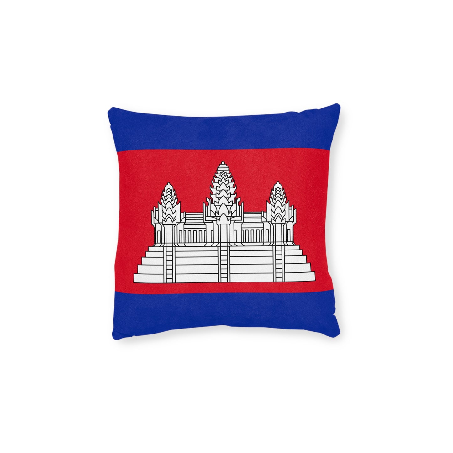 Angkor Heritage Square Throw Pillow