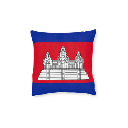 Angkor Heritage Square Throw Pillow