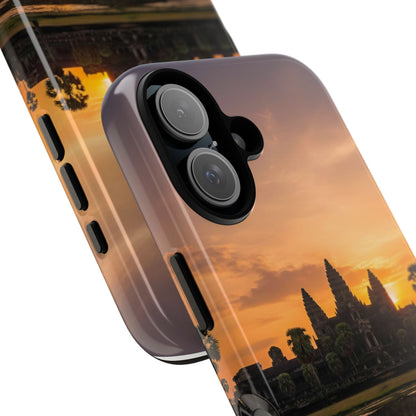 Angkor Wat Sunset Phone Case — Cambodia Travel Landscape Protective Case