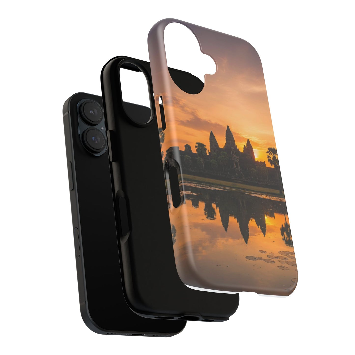 Angkor Wat Sunset Phone Case — Cambodia Travel Landscape Protective Case