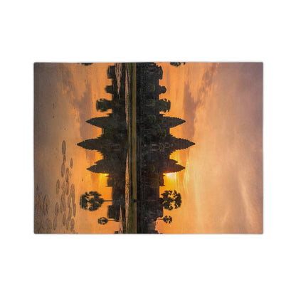 Angkor Golden Sunrise Fleece Blanket