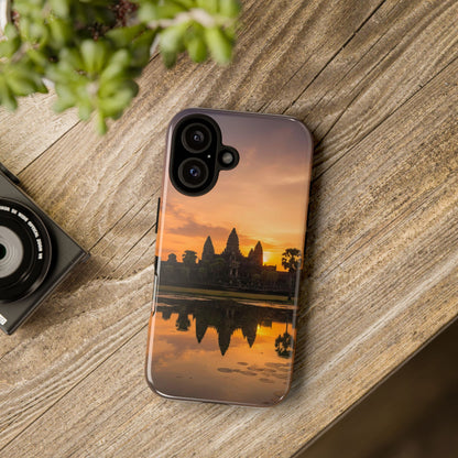Angkor Wat Sunset Phone Case — Cambodia Travel Landscape Protective Case