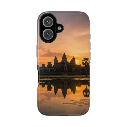 Angkor Wat Sunset Phone Case — Cambodia Travel Landscape Protective Case
