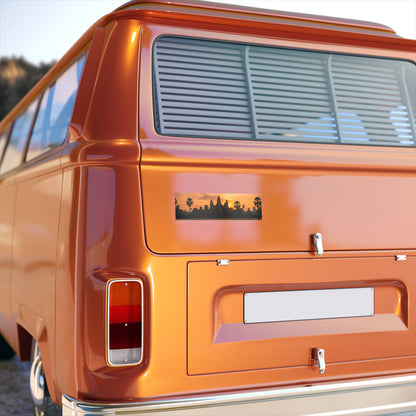 Angkor Sunrise Panoramic Bumper Sticker