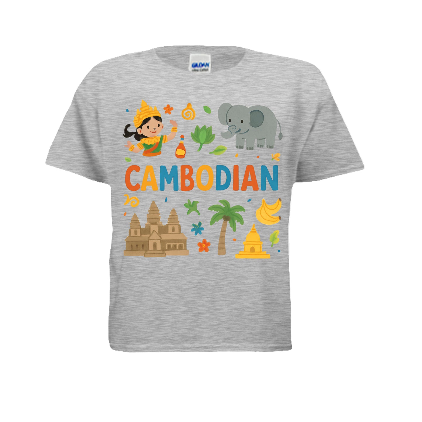Cambodian Ash grey t-shirt