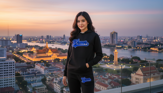 The Royal Red Cambodian Queen Tracksuit | Hoodie & Sweatpants Combo 72